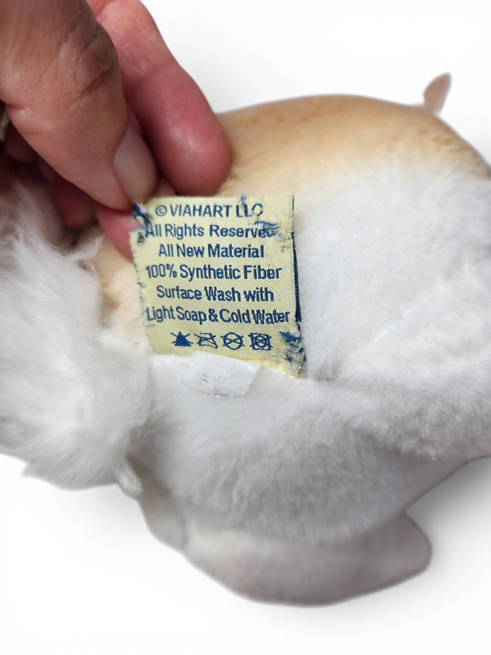 Vintage Tiger Tale Toys Rabbit Plush Realistic Brown White Stuffed Bunny Toy - Picture 13 of 13